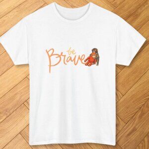 White - Punch Baby Monkey Be Brave Cute T-Shirt